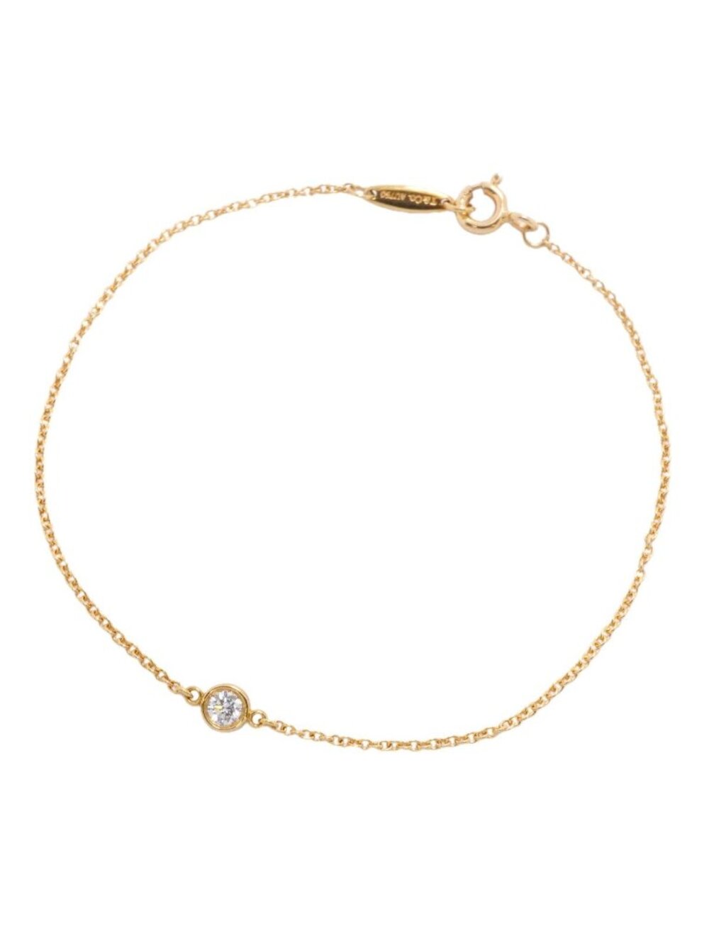 Tiffany & Co Bracelet by the Yard Yellow Gold Diamond